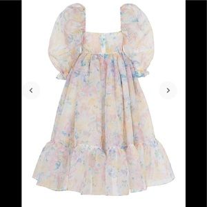 selkie multi color floral dress
